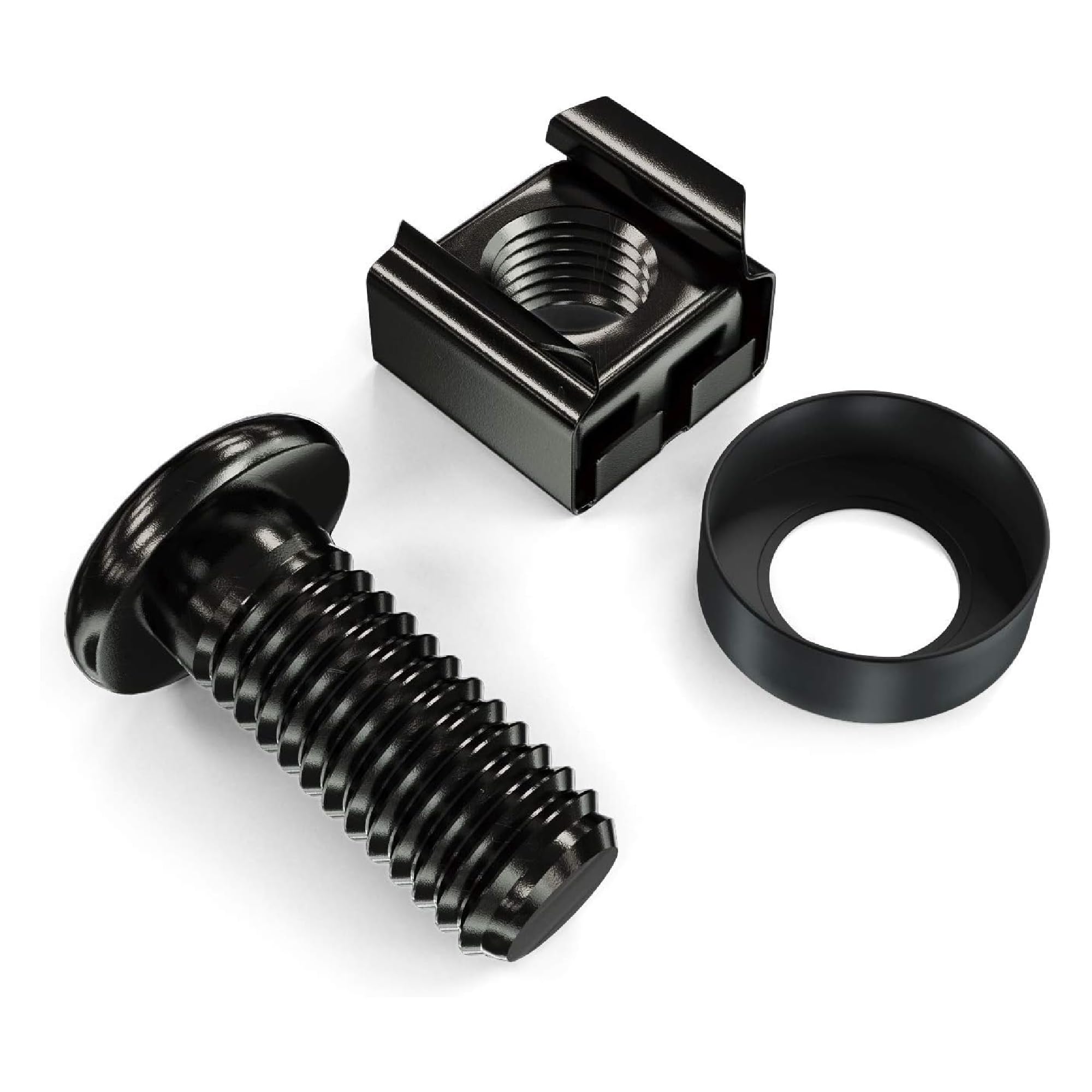 METAL CAGE NUT WITH SCREW AND WASHER 1 METAL CAGE NUT WITH SCREW AND WASHER