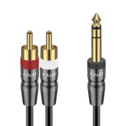 CONNECTOR RCA TO 6.35MM STERIO CEAC