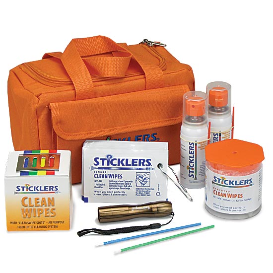 FIBER OPTIC CLEANING KIT STICKLERS 1 FIBER OPTIC CLEANING KIT STICKLERS