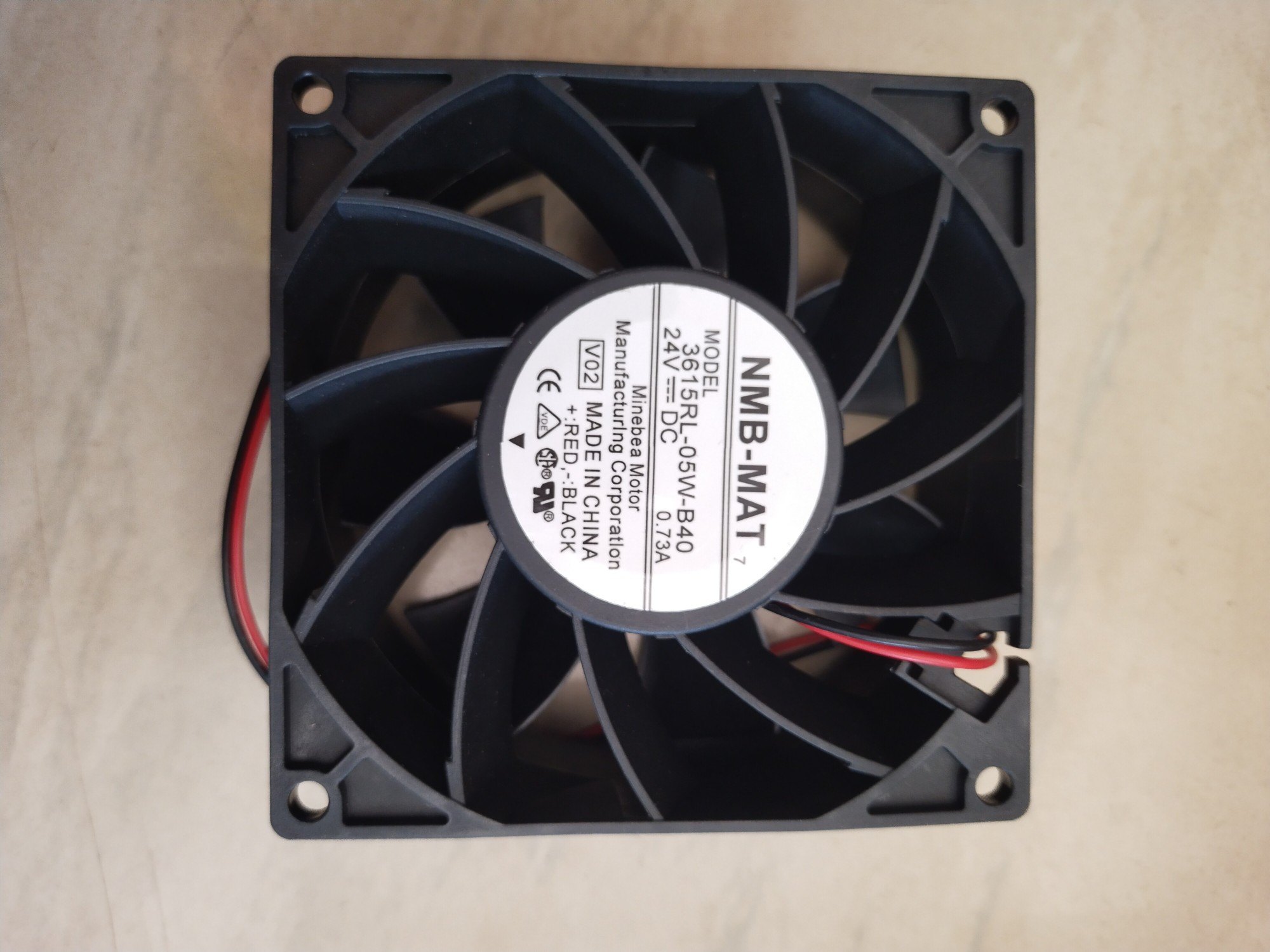 PANEL COOLING FAN 3615RL-05W-B40 1 PANEL COOLING FAN 3615RL-05W-B40
