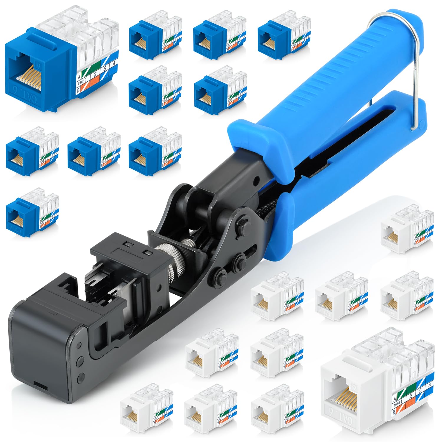 Rj45 Keystone Jack Crimper 1 Rj45 Keystone Jack Crimper
